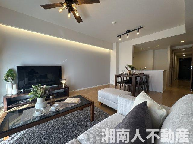 オハナ平塚袖ヶ浜の居間・リビング|ゆったりとしたリビングです