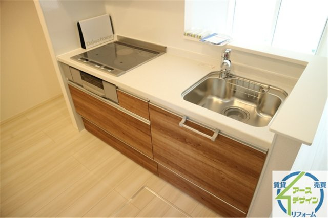 DヴェルジェⅥのキッチン|パース写真