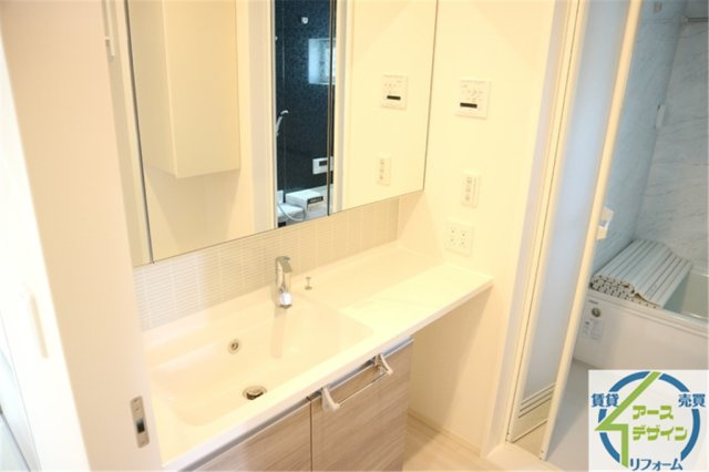 DヴェルジェⅥの独立洗面台|パース写真