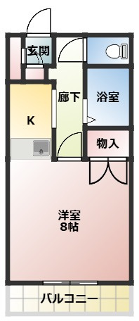 アネックス豊Ⅱの間取り