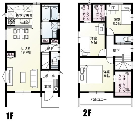 【間取り】 | 久喜市菖蒲町菖蒲　新築戸建　全9棟　8号棟