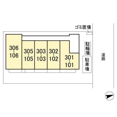 Arcobalenoの区画図