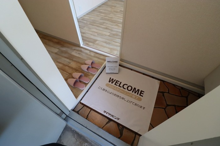 グランディールの玄関