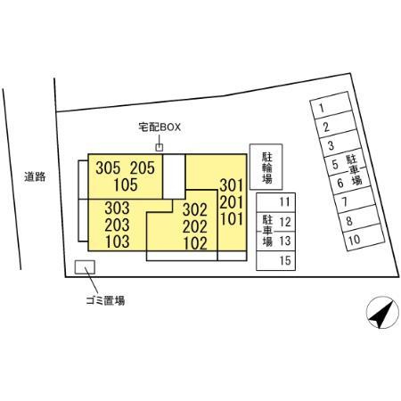 ハイクレストの区画図