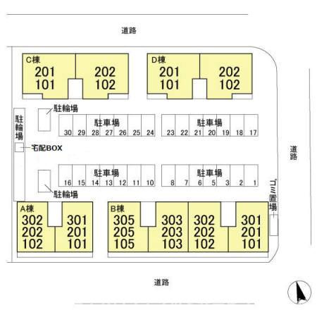 バリスサイト　Aの区画図