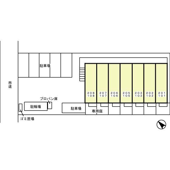 プルミエコートの区画図