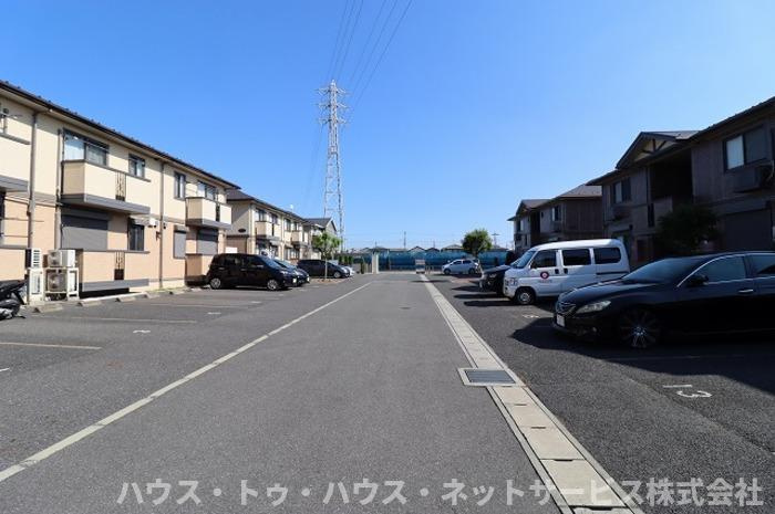 ピア　A・C棟の駐車場