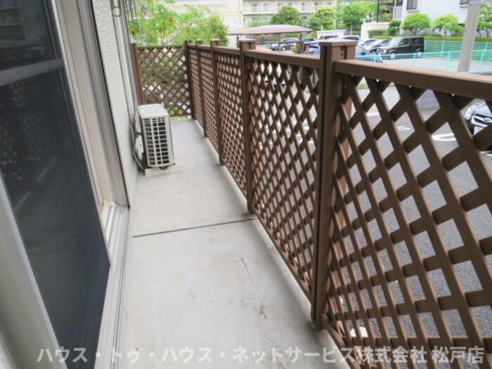 ルーエ　Ｂのバルコニー