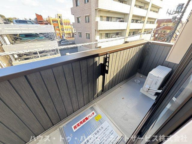 STELLA新松戸のバルコニー