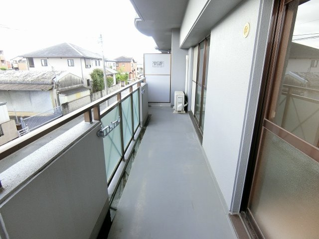 アザレ久留米のバルコニー