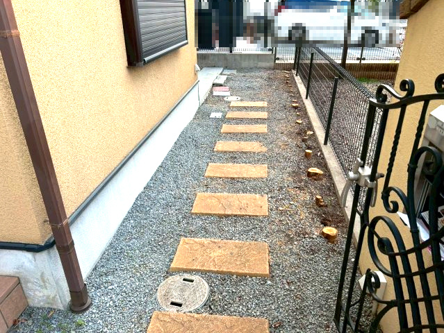 三木市末広３丁目　中古建ての庭