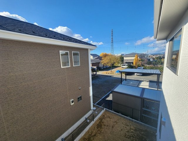 アーバンスタイル高崎市矢中町 1号棟のバルコニー|現地撮影