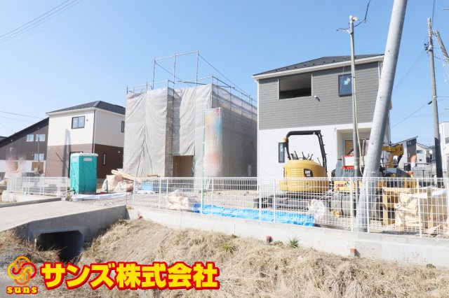 須賀川市和田字立石　　　２号棟　　　須賀川第3小学校、須賀川第３中学区の外観|水路（暗きょう）