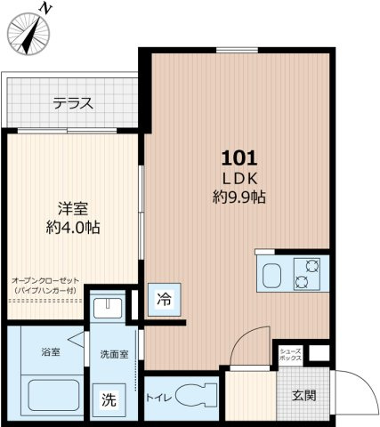 グランディール千葉新宿の間取り