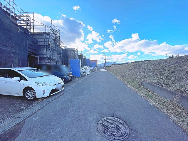 新築戸建・新築建売　いわき市内郷御厩町4丁目第1　御厩小・内郷第一中の前面道路含む現地写真