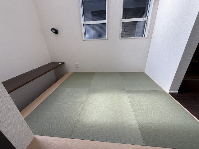横浜1丁目　新築戸建　6棟の和室|マルチスキップ３帖カウンター付