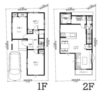 【土地図】 | 杉並区和泉４丁目　売地　B区画 | B区画参考プラン・3LDK・建物面積76.78ｍ2
