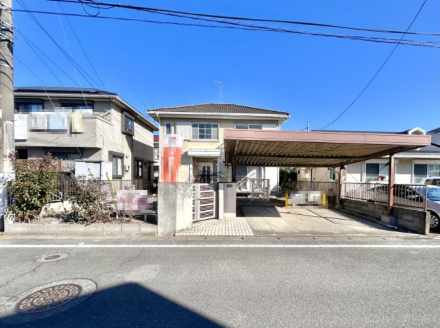 【中古戸建】前橋市下大島町の外観|■外観｜土日のご見学はもちろん、平日・夜間のご案内も大歓迎です♪「今から見たい」や「仕事終わりに見たい」にもご対応できますのでお気軽にお問い合わせください♪