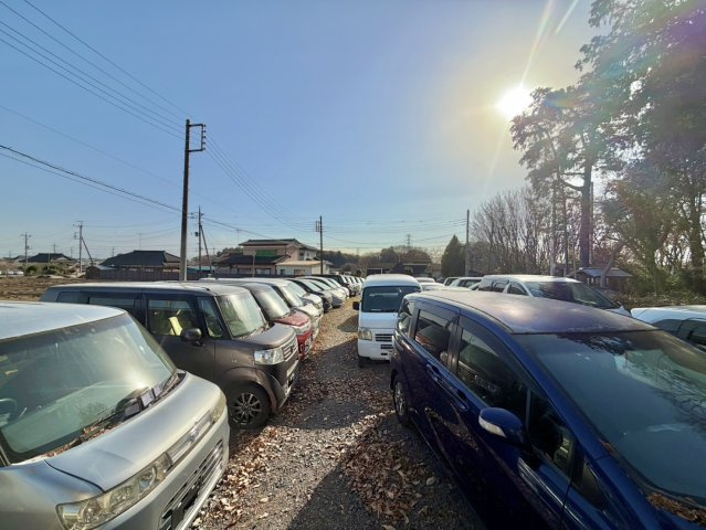 【土地280坪】結城市北南茂呂中古物件の駐車場