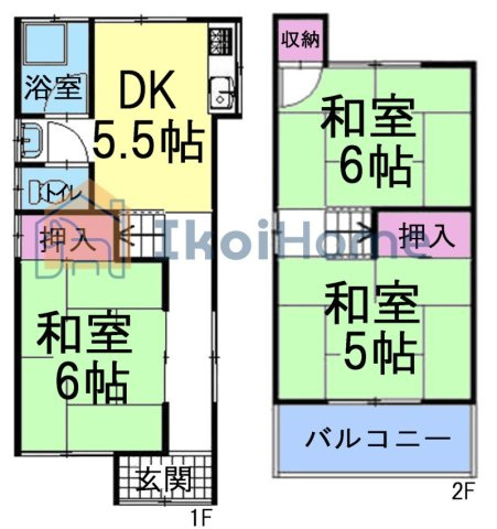 明石市貴崎5丁目　中古戸建の間取り