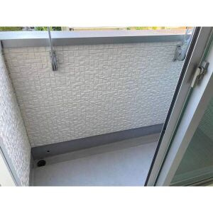 Charme新守山のバルコニー