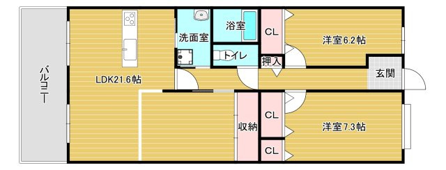 南海サウスヒルズ松ヶ丘の間取り