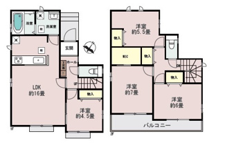 【間取り】 | 国立市泉２丁目　仲介手数料無料♪