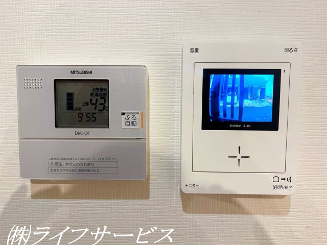 【セキュリティ】 | 東三国２丁目テラスハウス | 給湯器操作パネル／ＴＶモニター付インターホン