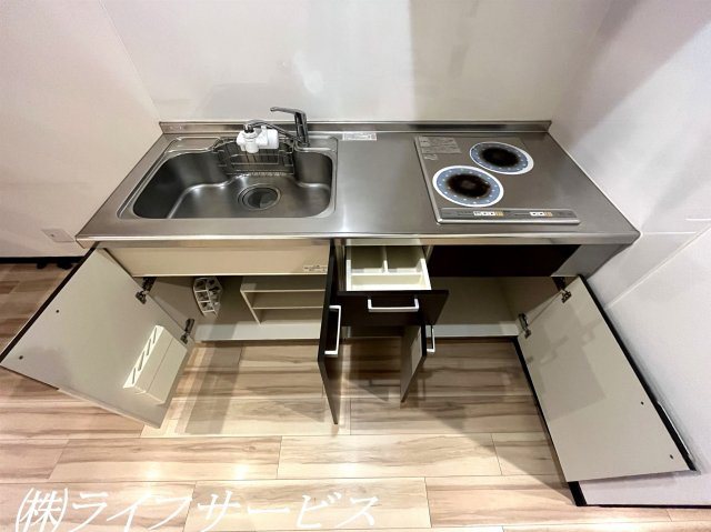 【キッチン】 | 東三国２丁目テラスハウス | システムキッチン／ＩＨクッキングヒーター