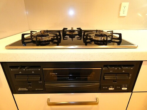 シティタワー有明のキッチン|ガスコンロ
