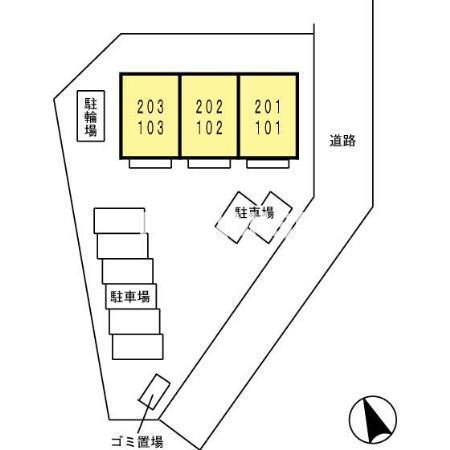 ブランドールの区画図