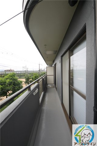 シティコート西明石のバルコニー|※類似部屋