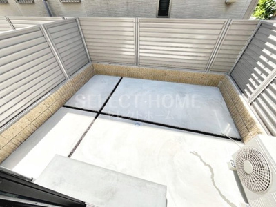 【バルコニー】 | ヴィラ・竹ノ花 | 暖かな日差しのふりそそぐバルコニー