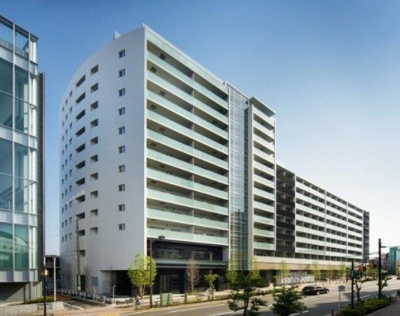 【外観】 | パークハビオ渋谷本町レジデンス | 鉄筋コンクリート造のがっちりとした建物。