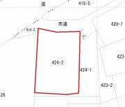 盛岡市天昌寺町8-37の区画図