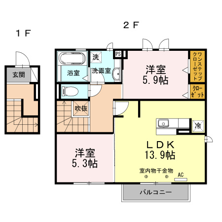 リアンの間取り