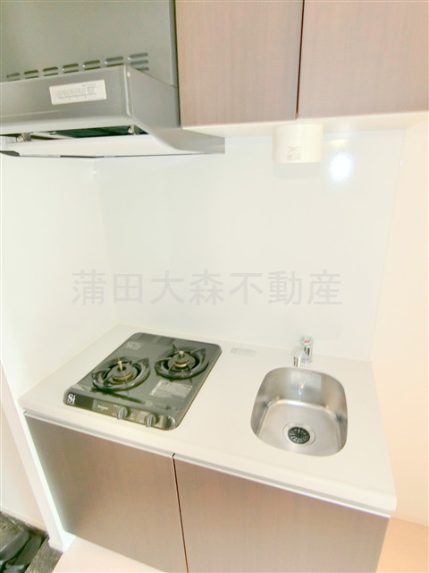 ジーベック平和島のキッチン|2口ガスシステムキッチン