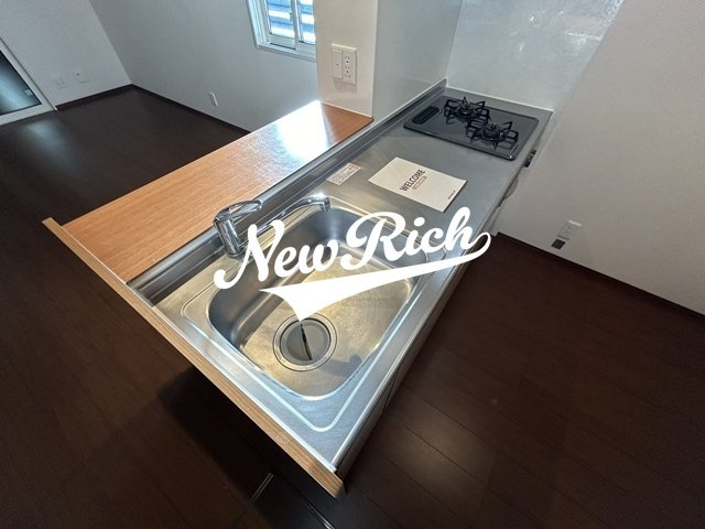 前橋市西片貝町３丁目のアパートのキッチン