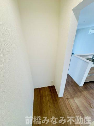 前橋市朝日町三丁目　限定1棟　ハートフルタウン　新築建売の収納|たっぷりとした収納スペースです