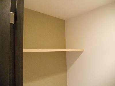 アクアプレイス京都二条城の内装|トイレ上部収納