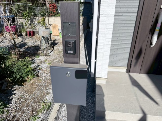 川口市上青木　新築一戸建て　１号棟のその他共用部分|郵便ポスト