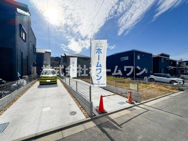 あきる野市野辺　新築戸建の前面道路含む現地写真|前面道路含む現地写真です