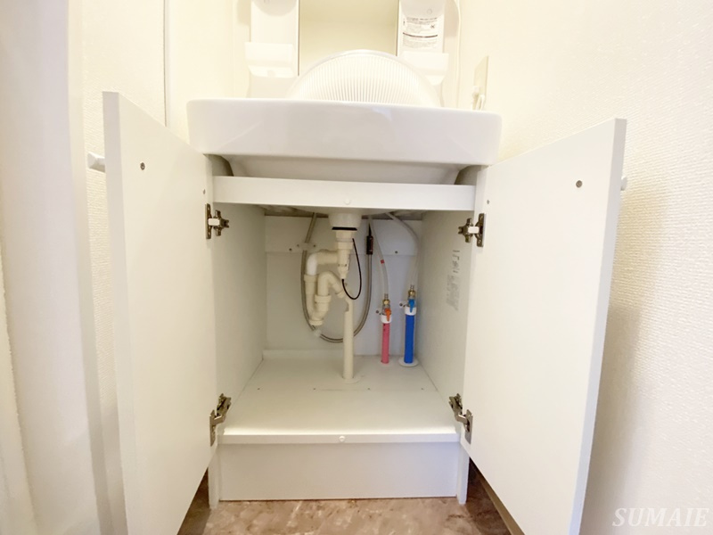 東京マンションの収納|洗面台下収納です☆