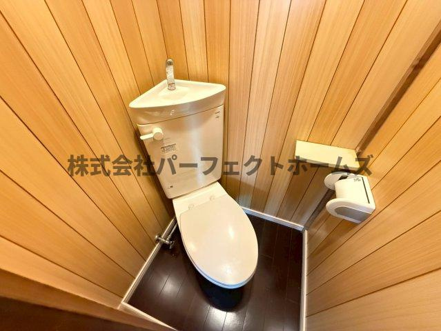 村野東町テラス　賃貸のトイレ|シンプルで使いやすいトイレです