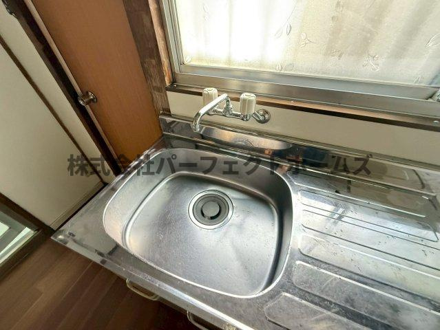 村野東町テラス　賃貸のキッチン|コンパクトなキッチンで掃除もラクラク