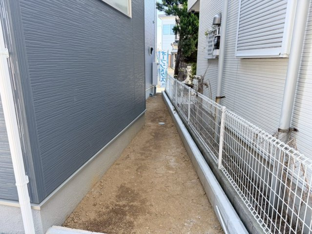 川口市上青木2丁目　新築一戸建て　1号棟の庭|簡単な家庭菜園も楽しめるお庭です