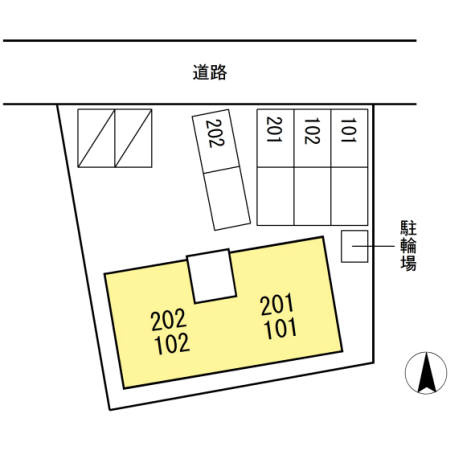 ウィルモア 土佐の区画図