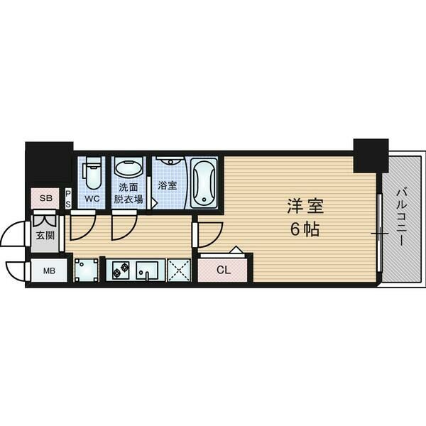 プレサンスNAGOYAシティオの間取り