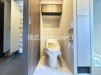 【トイレ】 | ザ・パークハビオ谷町六丁目クロス | ゆったりとした空間のトイレです