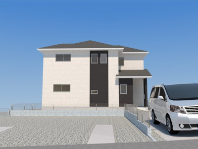 【外観】 | 北九州市若松区二島5丁目2期 | ◆完成前に当社契約で仲介手数料無料！
資金計画から銀行選び、オプション工事や税金の事までフルサポート！
近隣の完成現場案内可能♪お気軽にお声掛け下さい(*^。^*)
※完成予想図。仕様は異なります